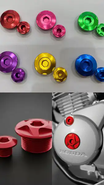 Tapón de encendido anodizado