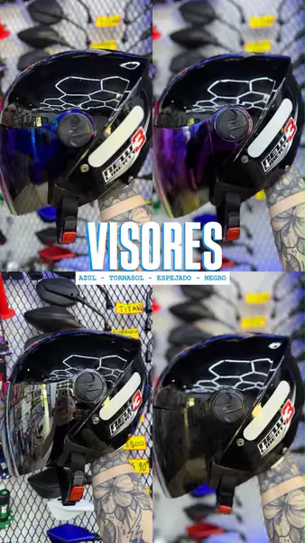 Visor Protork espejado